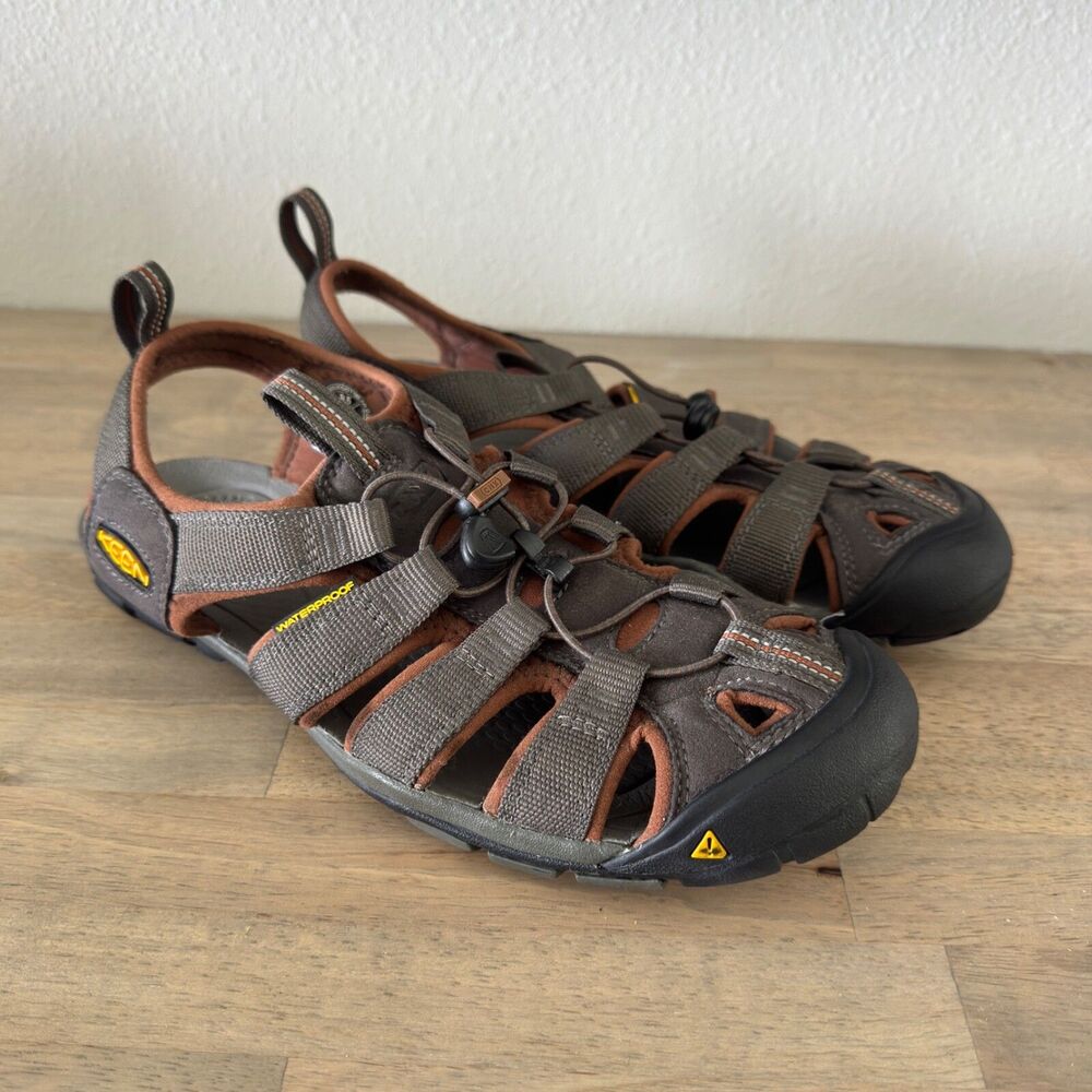 Keen Clearwater Cnx Sandals Men Gray Raven/Tortoise Shell